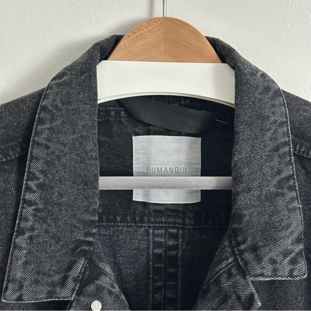 HUMANOID Esin Denim Blouse - Black